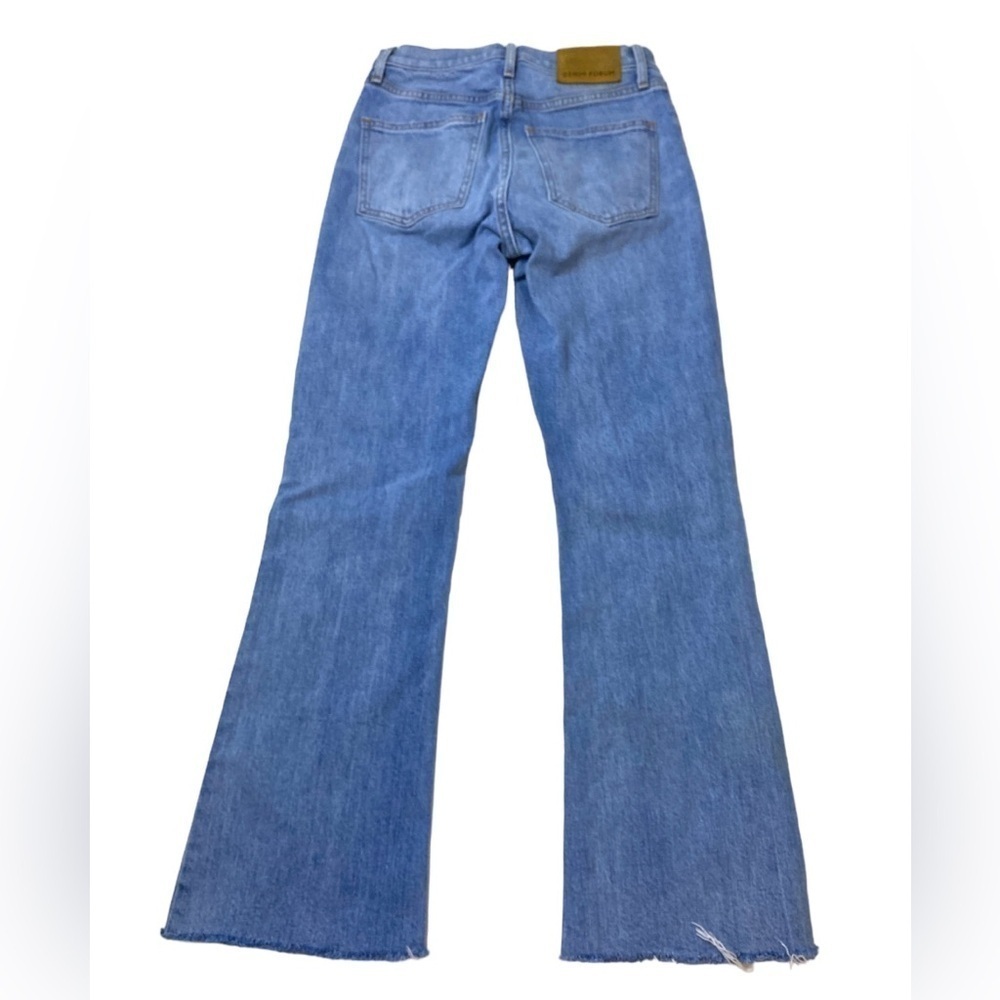 Aritiza Denim Forum - The Bailey High Rise Crop Flare Exposed Button Jeans - Picture 3 of 11